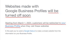 Google Site Shut Down