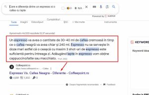 Snippet de fragmente